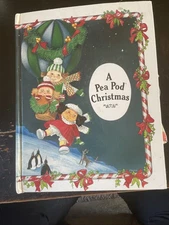 A PEA POD CHRISTMAS By Michael Stoy & Linda Costello - Hardcover 1988