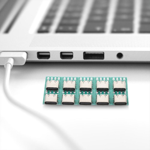 12 Pcs USB C-type Splitter Board Receptacle Adapter PCB Converter - 第 6/12 張圖片