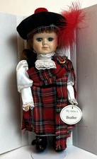 Vintage The Leonardo Collection "Heather" Porcelain Doll New in Opened Box