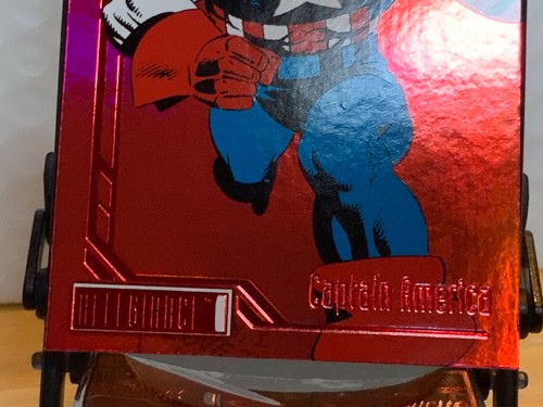 Marvel Allegiance Secret Wars 1984 Captain America Rainbow Red #19 - Picture 3 of 6