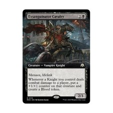 WotC Commander: March of the Machin  Exsanguinator Cavalry (Extended Art) ( NM