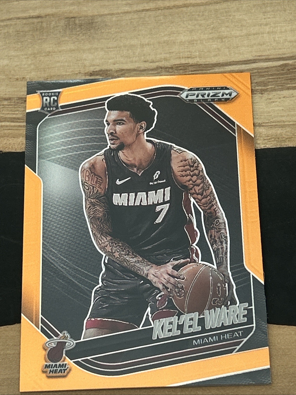 2024-25 Panini Prizm Black Kel'el Ware #156 RC Rookie Orange /49