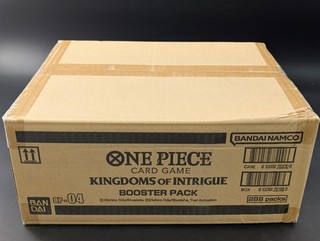 One Piece OP 04 Kingdoms of Intrigue English 12x Booster Box Case Sealed