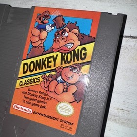Donkey Kong Classics NES Authentic Game TESTED 