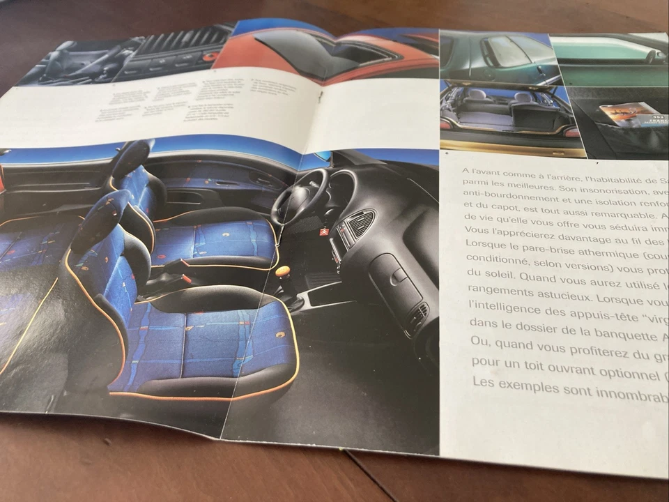 Citroën Saxo 2001 Catalog Prospectus Brochure Vintage Advertising - Image 4 of 4