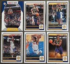 2023-24 Panini Hoops NBA Indiana Pacers 6 Card Lot: Haliburton Turner Walker RC