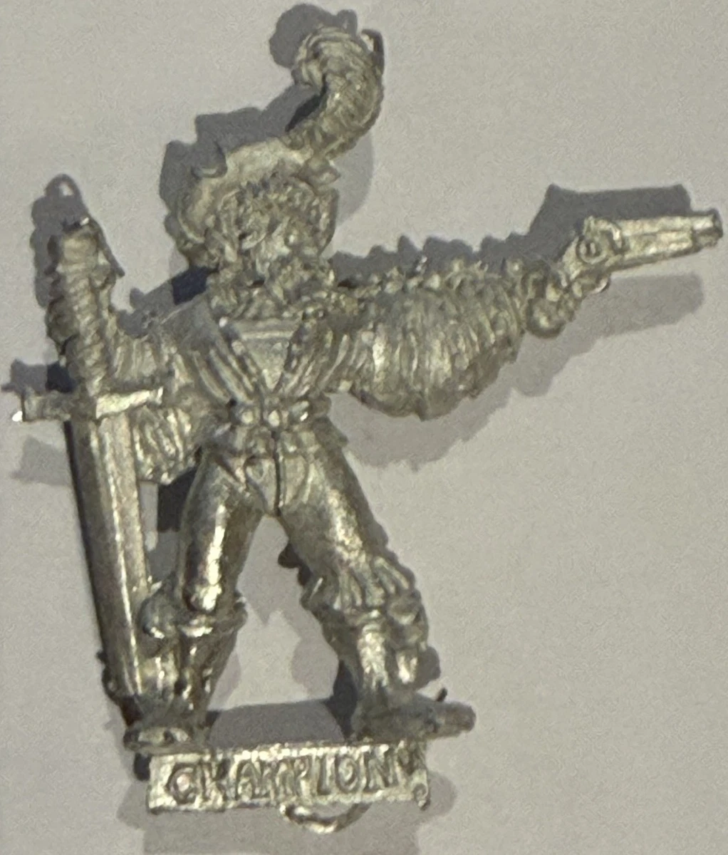 Warhammer Empire Captain Gun Averlander 5 - Figurine Metal OOP Démontée