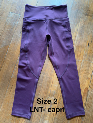 Zyia Active Women's Capri Leggings Size 2 - Light n Tight Pocket Capri 20 inch