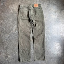 Vintage 90s Levis 501 xx USA Made Forest Green Jeans RARE Mens 32x32 Streetwear