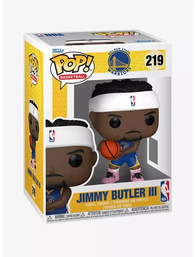 Funko POP! Jimmy Butler III Golden State Warriors NBA Figure 219 + Protector