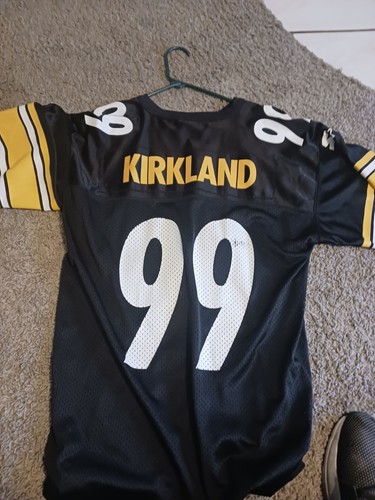Jerome Bettis Jersey Mens L Levon Kirkland Men's 48 Steelers Super Bowl XL Nike - Picture 5 of 10