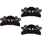 3 Stück Display-Halter für chinesische Fächer, dekorativer Ständer, klappbarer