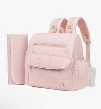 Mini mochila de pañales Telena con cambiador, bolsa de viaje acolchada para bebé