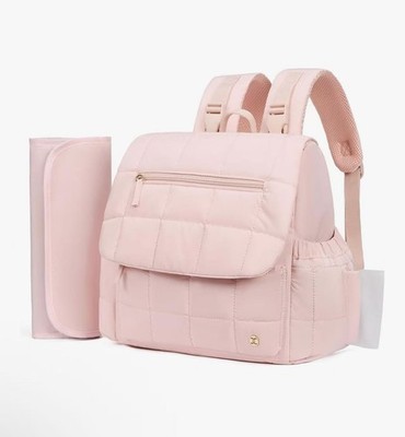 Telena Diaper Bag Mini Diaper Backpack with Changing Pad, Puffer Baby Travel Bag