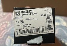 Oakley Mens Gauge 3.2 Blade Square Half Rim Eyeglasses OX5128 Matte Midnight