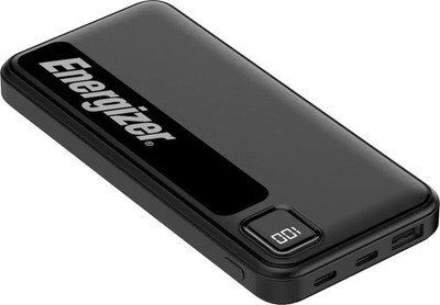 Energizer - MAX 10,000mAh 15W USB-C 3-Port Universal Portable Charger Power Bank