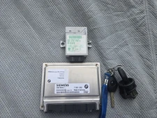BMW E46 Engine Computer DME EWS Key Set M54 MS45 Auto 03-06 330i 330ci