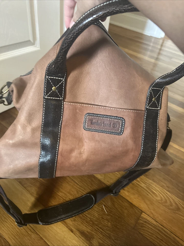 Timberland из натуральной кожи спортивная сумка б/у - Изображение 4 из 4