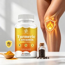 900 Capsules Turmeric Curcumin 2000mg Herbal Extract with BioPerine