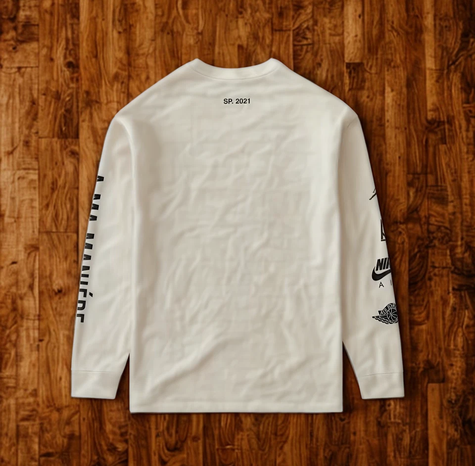 Air Jordan x A Ma Maniere Long Sleeve Tee Natural SP 2021 Size 2XL EUC - Image 2 of 4
