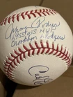 1955 Brooklyn Dodgers Signed Baseball Autographed Johnny Podres Newcombe Erskine