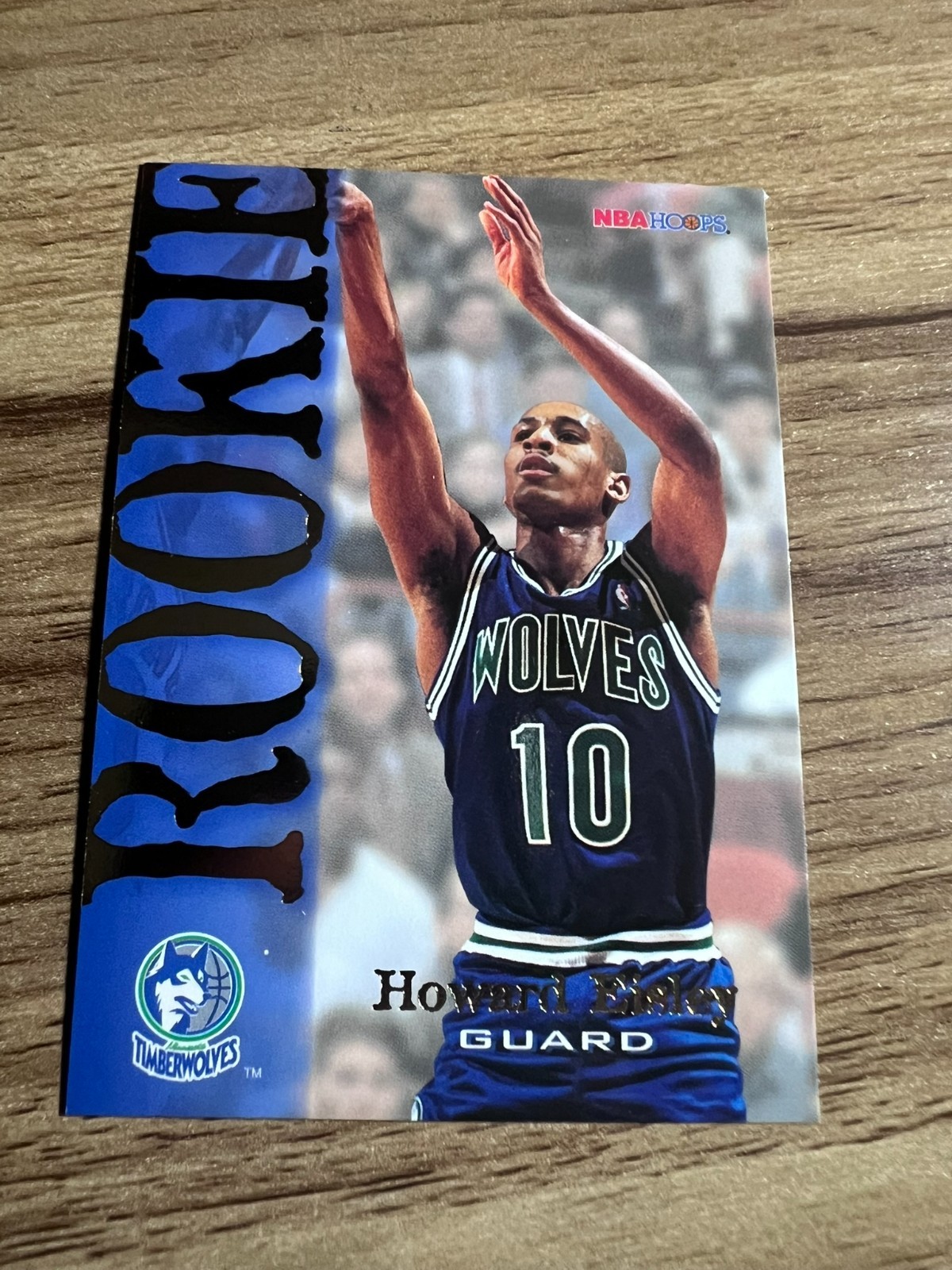 1994-95 Howard Eisley-NBA Hoops #350  Rookie Minnesota Timberwolves