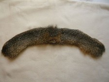 Natur Waschbär Kragen Pelzkragen Pelz Fell Echtpelz für Jacke Mantel