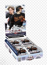 2023 Topps Chrome Baseball Hobby Box Factory Sealed ~1 Auto~