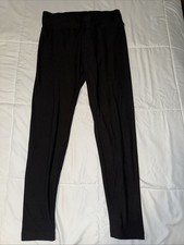 No Boundaries Juniors Ankle Length Leggings Size Large 11-13 Black High Waist