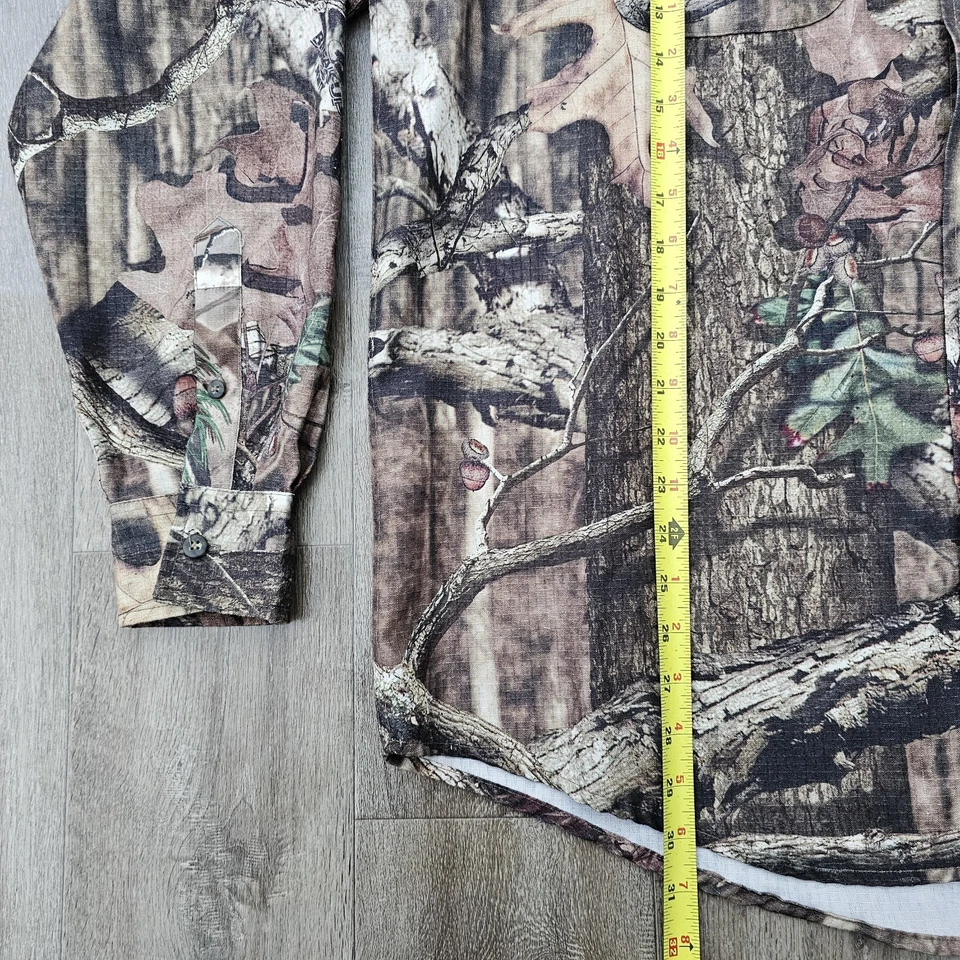 Mossy Oak Break Up Infinity Mens Sz Large Camo Shirt Button Down Long Sleeve - Image 3 of 4
