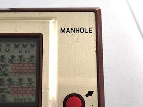 Nintendo MH-06 Manhole LSI Game and Watch Used Japan Vintage Retro #04465116