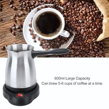 Elektrische türkische Kaffeemaschine aus Edelstahl Mokkakocher Kaffeekocher