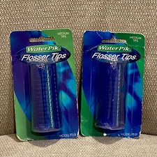 Lot Of 2 Waterpik Power Flosser Replacement Tips 30 Counts Model FT-01 NEW 