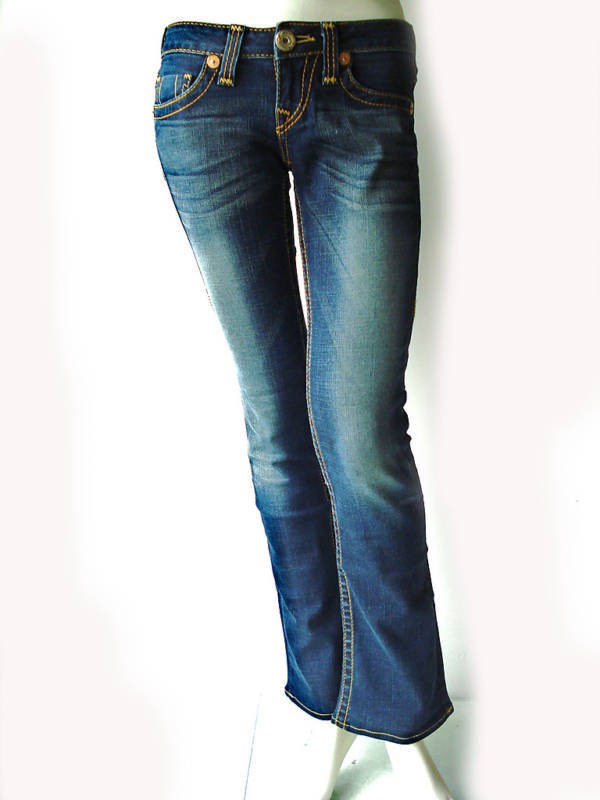 True Religion Gina Big T ladies jeans pants blue new 25 image 2