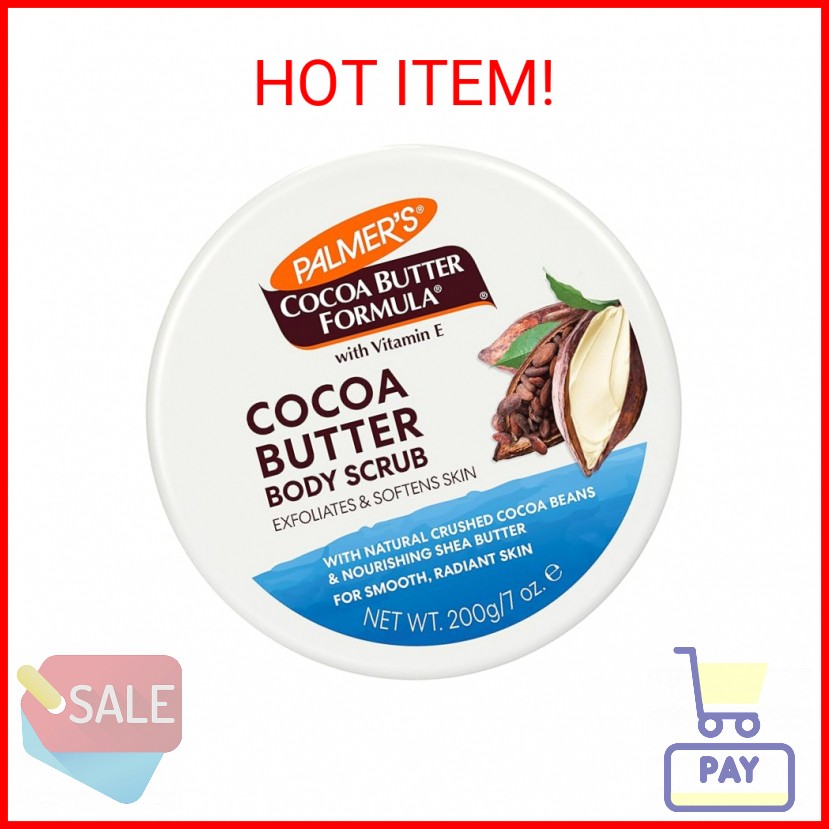 Palmer's Cocoa Butter Formula Exfoliating Body Scrub for Smooth Skin, Skin Exfol