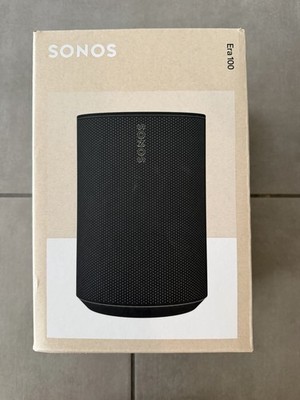 NEW Factory Sealed Sonos Era 100 Black WiFi Bluetooth Smart Speaker