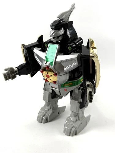 BANDAI VTG 1993 MIGHTY MORPHIN POWER RANGERS DRAGONZORD 10” COMBINER ROBOT WORKS