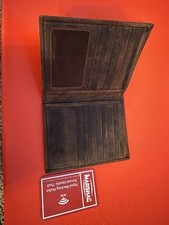 MARSHAL RFID Blocking Bifold Hipster Credit Card Wallet Premium Lambskin Leat...