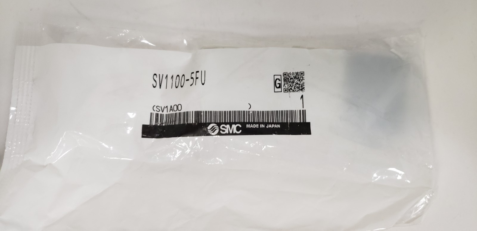 SMC SV1100-5FU SOLENOID VALVE, 5 PORT, 2 POSITION, SINGLE, 24 VDC, NIB