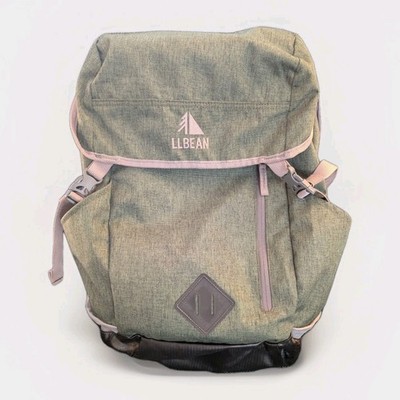 LL Bean Green Mountain Day Pack Backpack Sage Hiking Bladder Hip Belt 35L Ruck