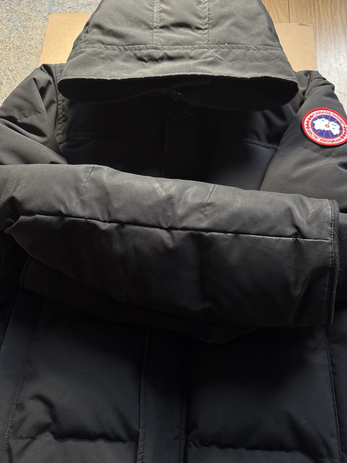 Canada Goose Macmillan Black Size Large Great Condition RRP: £1075 image 5