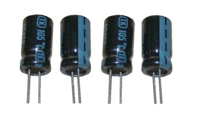 Elko Elektrolytkondensator Kondensator 2,2uF 400V 105°C 4 Stück (0003)