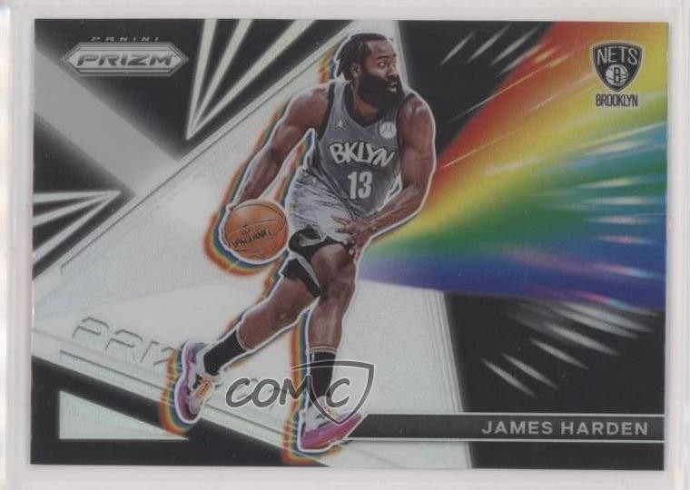 2021-22 Panini Prizm Prizmatic Silver Prizm James Harden #3 k5l