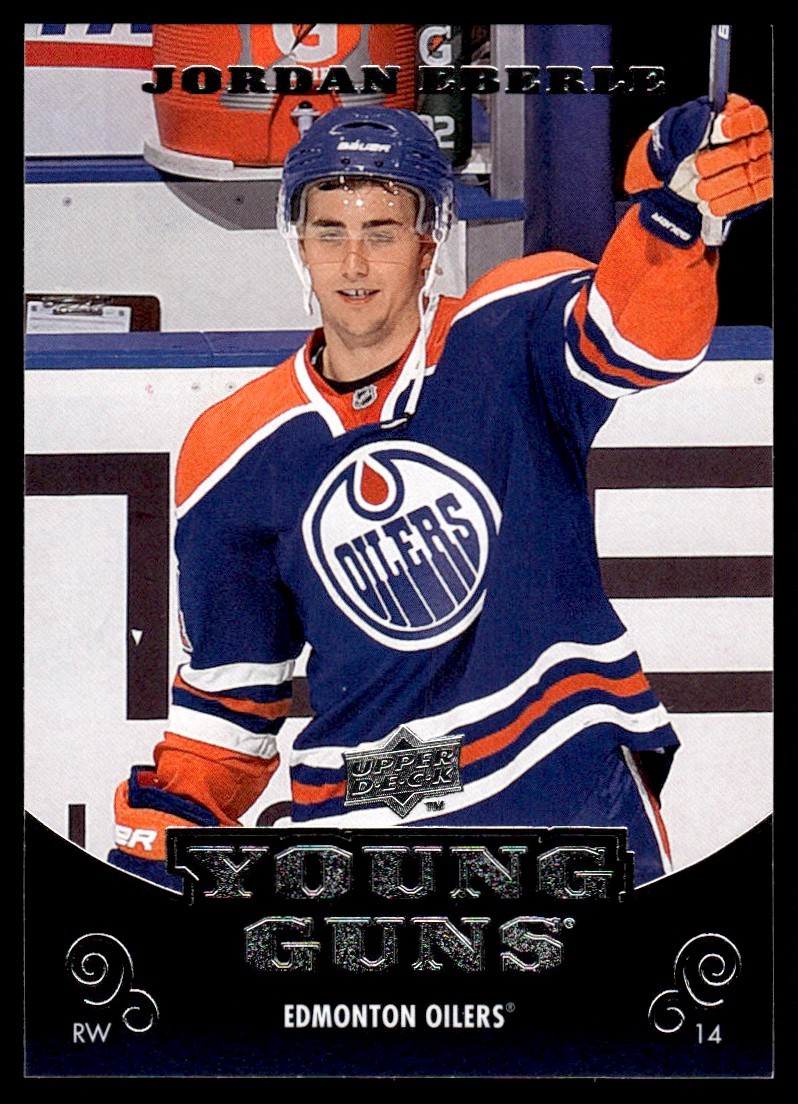 2010-11 Upper Deck Young Guns Jordan Eberle Rookie Edmonton Oilers #220