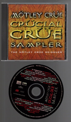 OOP Motley Crue Crucial Crue Sampler RARE promo CD 1999 Motley