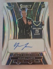 2025 Select WNBA - Draft Selections AUTO Aziaha James #DSS-AJ White Flash /25