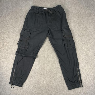 Off-White Hose Herren Medium W30 L27 schwarz Cargo Utility Gürtel Pfeil Logo