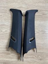 Bmw E39 C Pillars Touring Black Fabric Trim Pair Column Oem 8186811 8186812