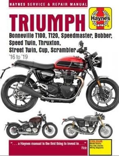 Matthew Coombs Triumph Bonneville T100, T120, Speedmaster, Bobber, S (Tascabile)