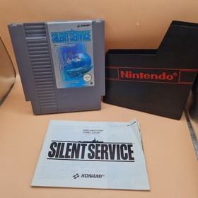 Silent Service Nintendo NES guter Zustand CIB OVP Retro
